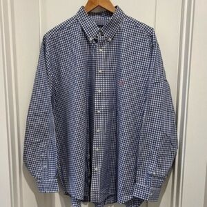 Polo Ralph Lauren Gingham Long Sleeve 2XB men’s gingham pattern academia H